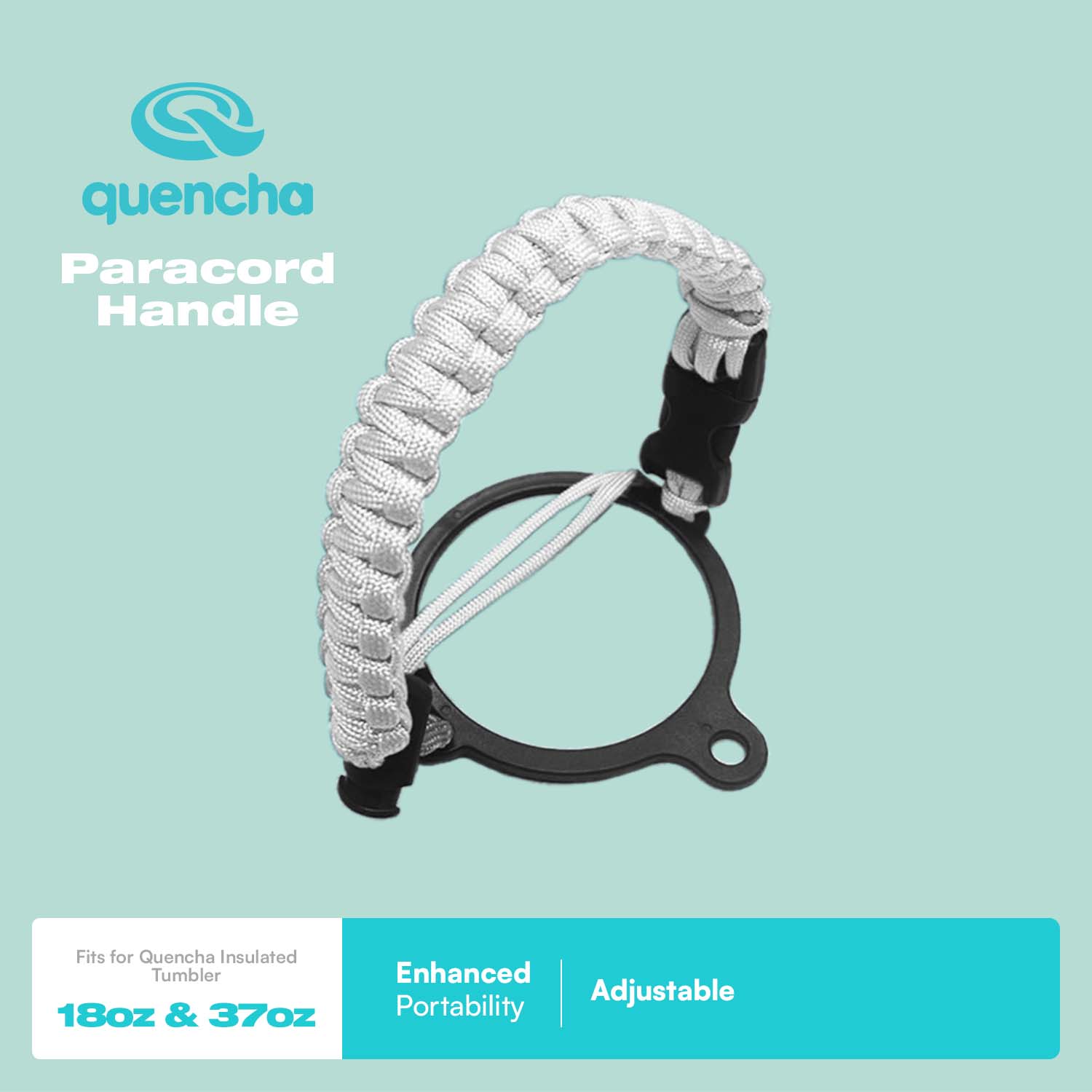 Quencha Paracord Handle for 18oz & 37oz Tumblers