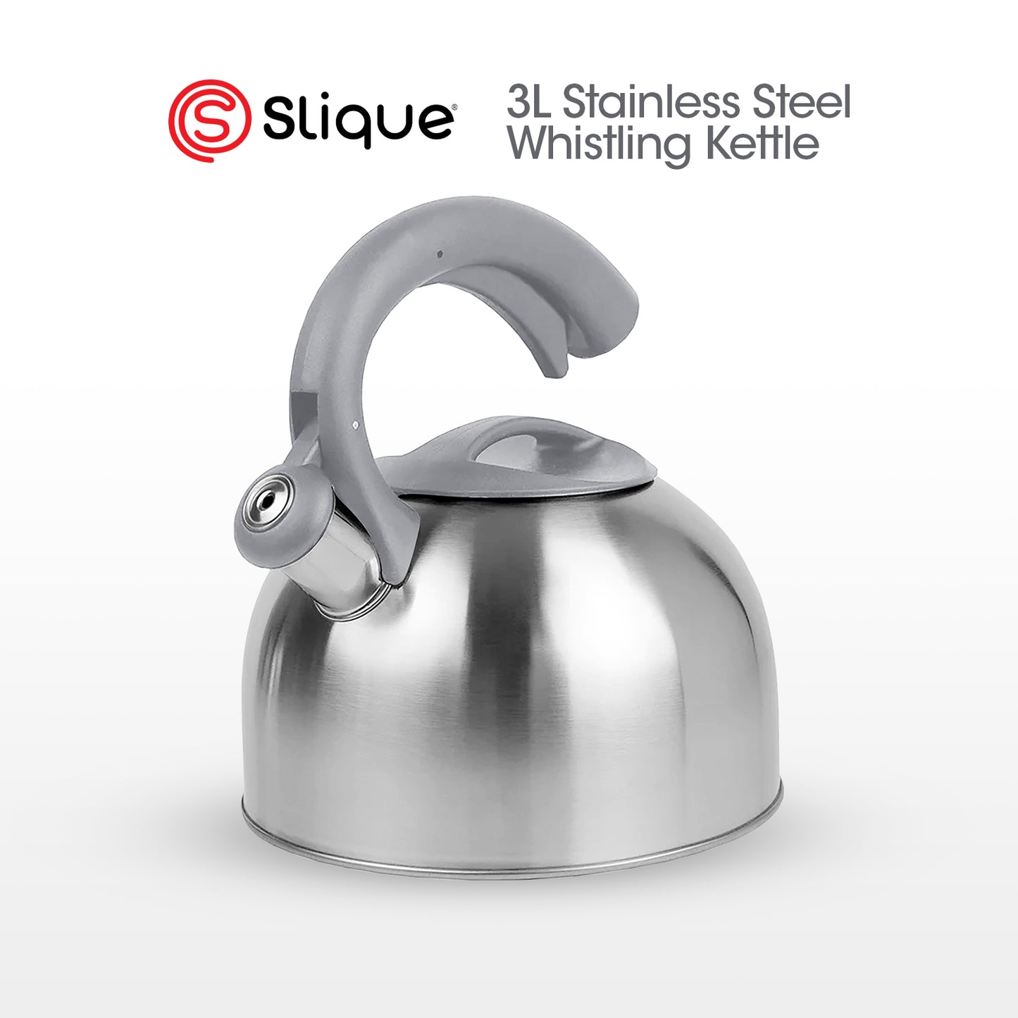 SLIQUE Whisting Kettle 3L - Stainless Steel Induction Based