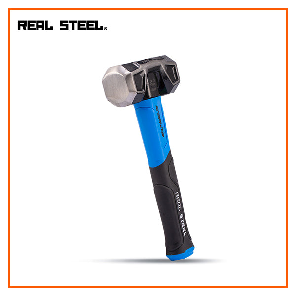 REALSTEEL Sledge Hammer Jacketed Graphite Drilling, Cross Striking Head