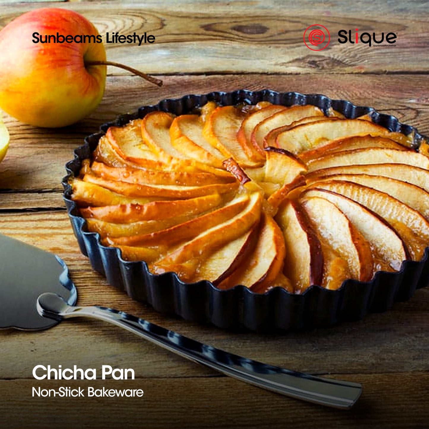 SLIQUE Chicha Pan 26x26x2cm | Oven Safe | Non-Stick