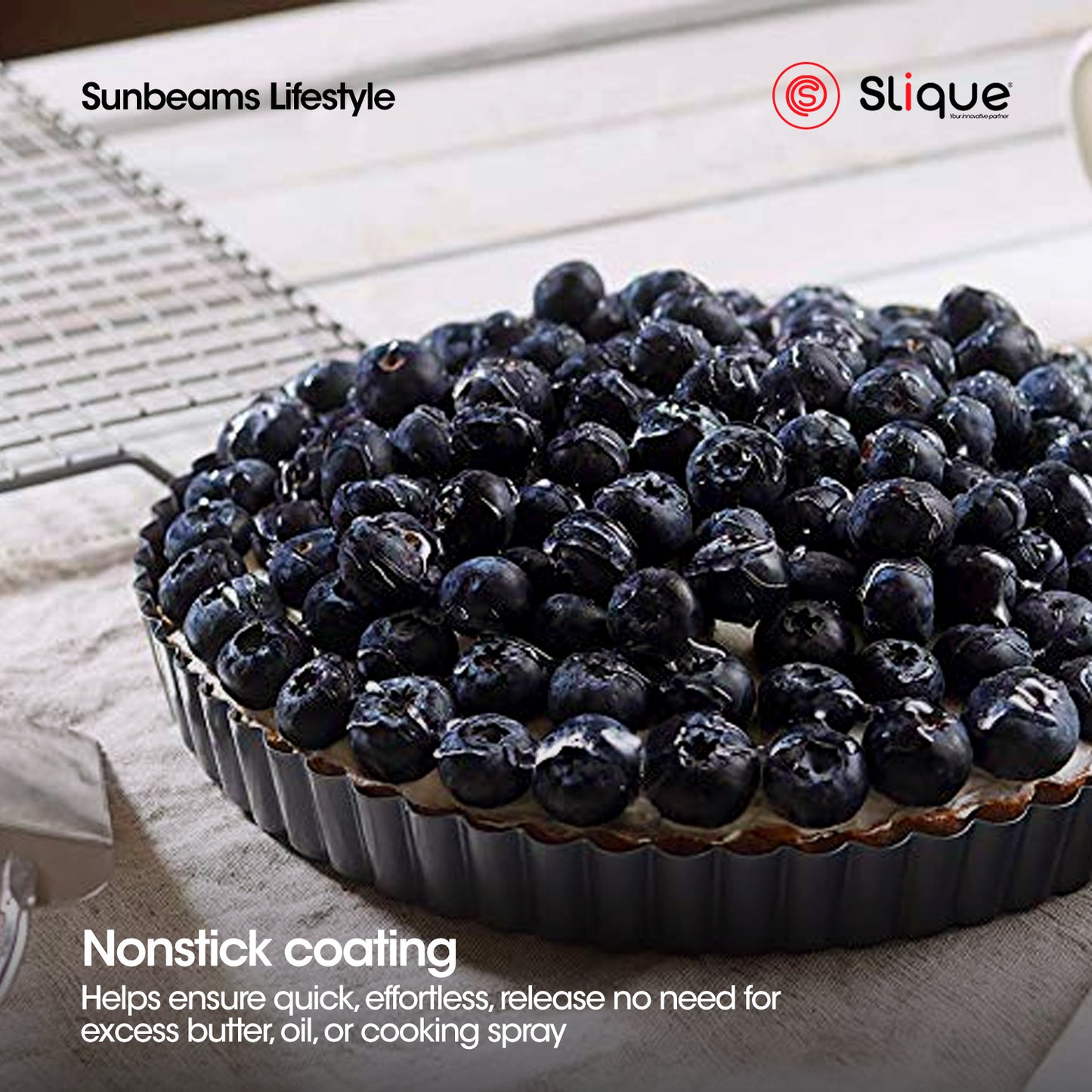 SLIQUE Chicha Pan 26x26x2cm | Oven Safe | Non-Stick