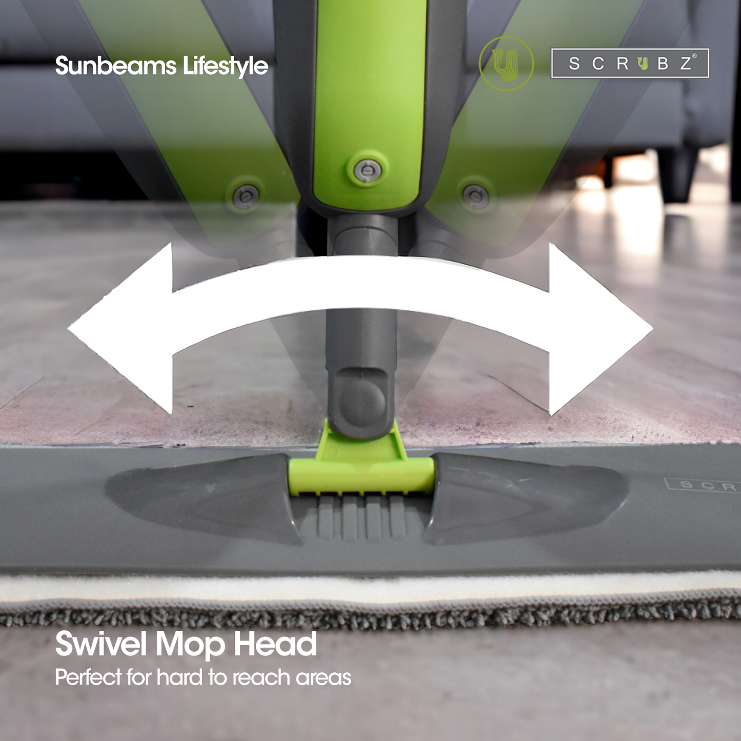SCRUBZ Premium Microfiber Spray Mop