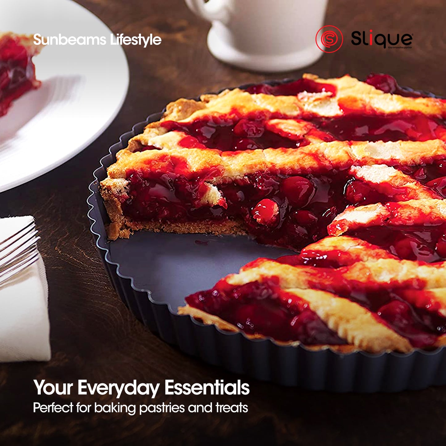 SLIQUE Chicha Pan 26x26x2cm | Oven Safe | Non-Stick