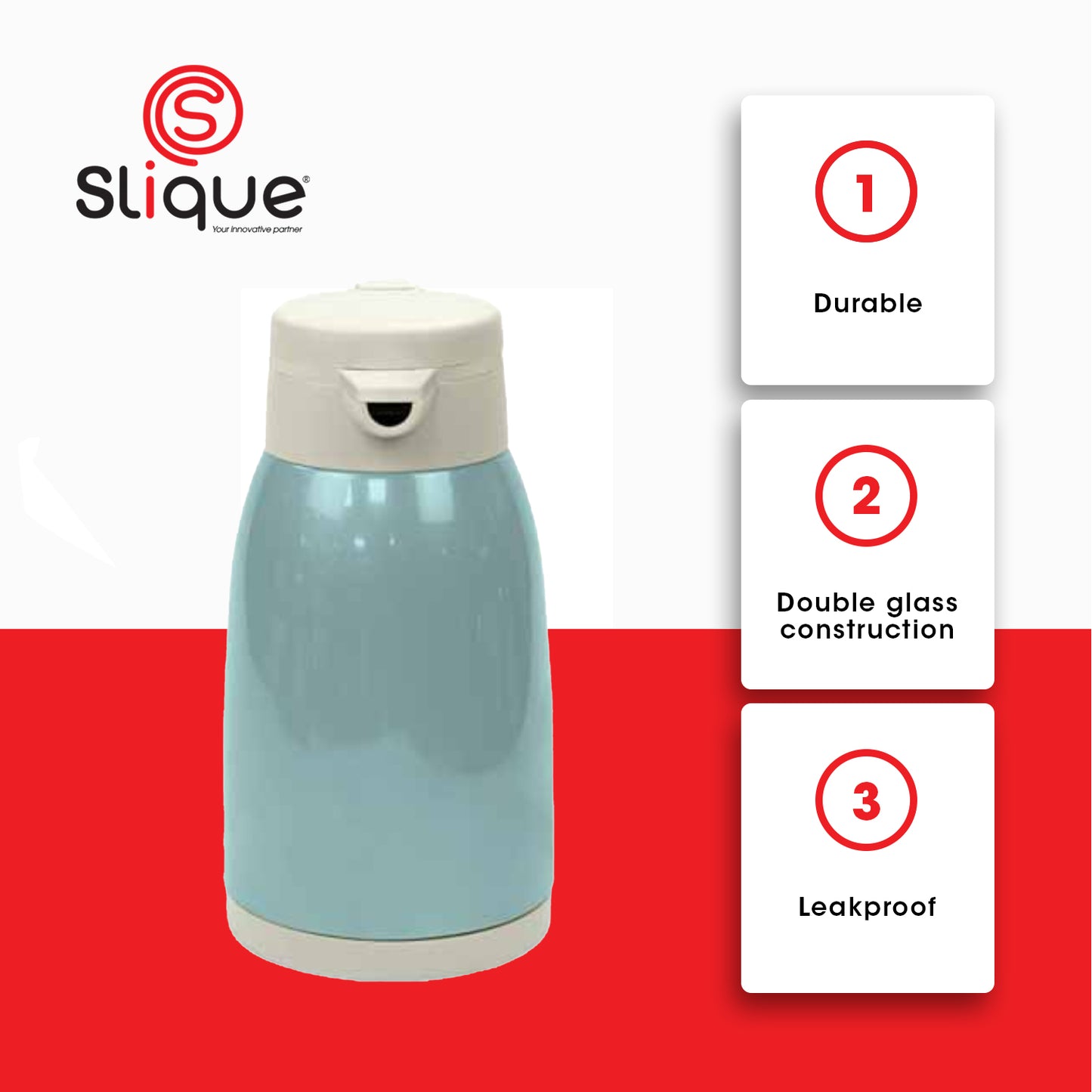 SLIQUE Premium Vacuum Flask 1L