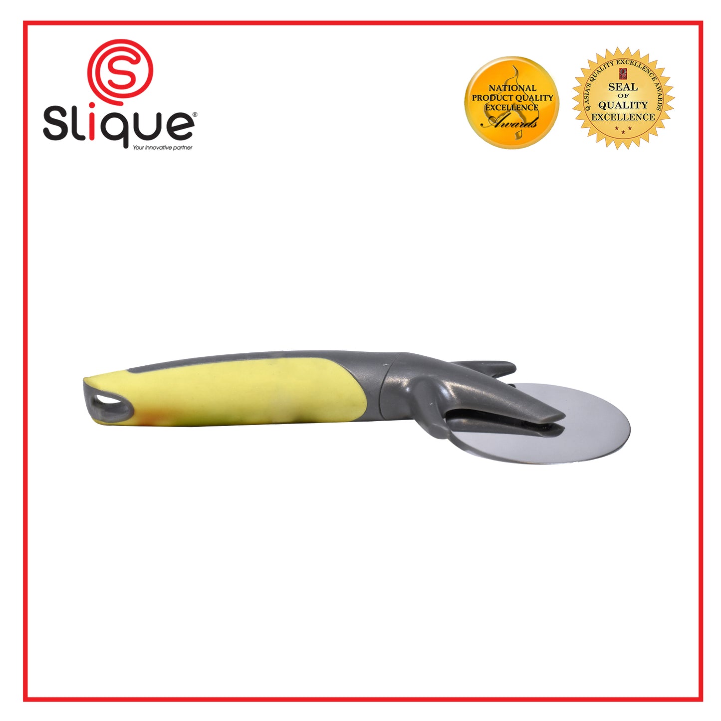 SLIQUE Premium Nylon Pizza Cutter (Green)
