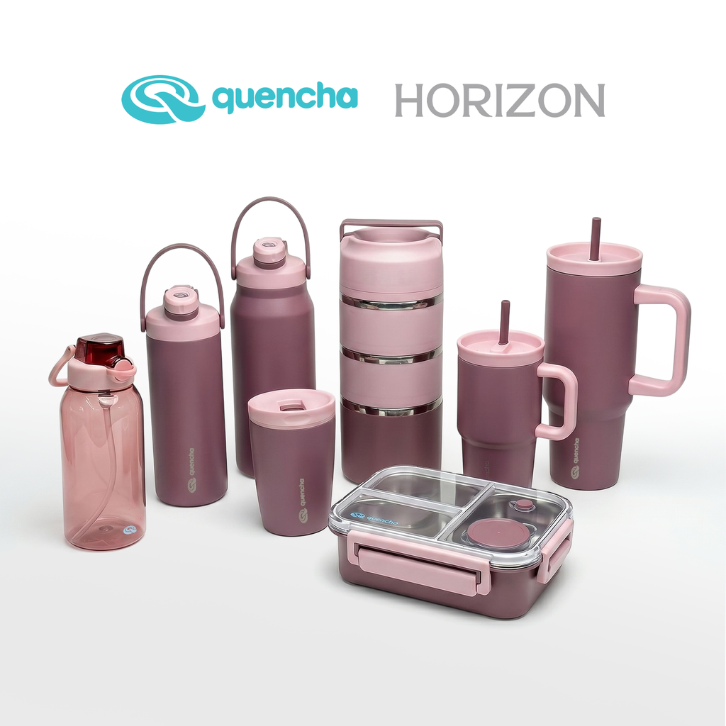 Quencha Horizon Collection Insulated Tumbler Coffee Mug Water Bottle Lunch Box Vacuum Flask