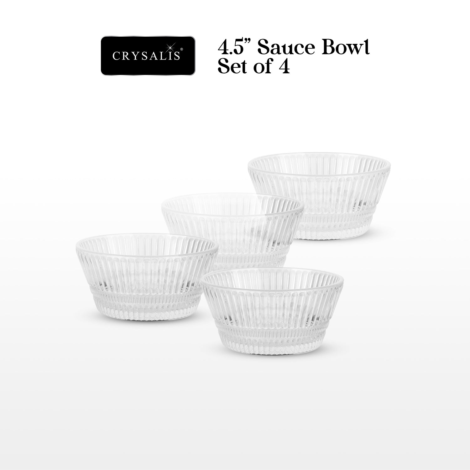 Crysalis Linear Glassware Collection Dinner Plates Bowls Coffee Mugs Glass Cups Set