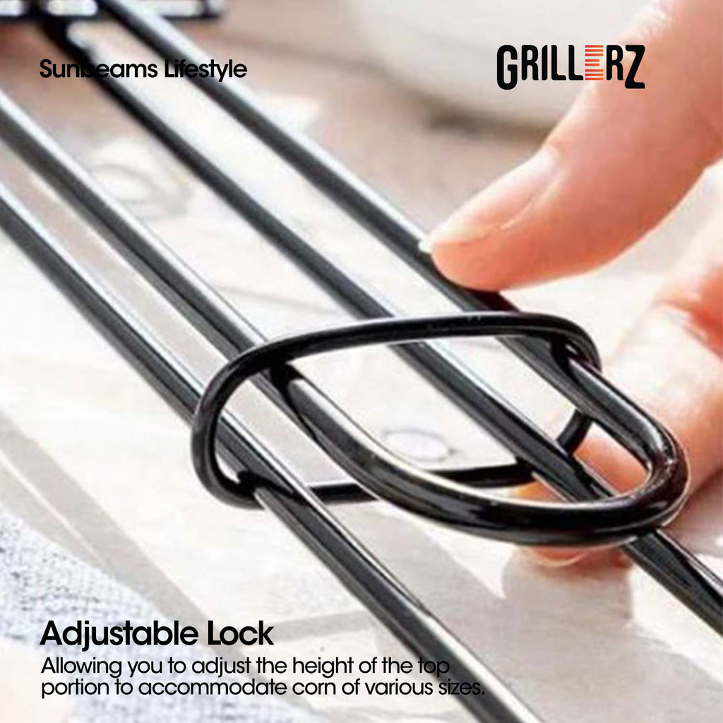 SLIQUE Grillerz Versatile Grilling Basket  Corn Grilling Basket Outdoor BBQ Accessory