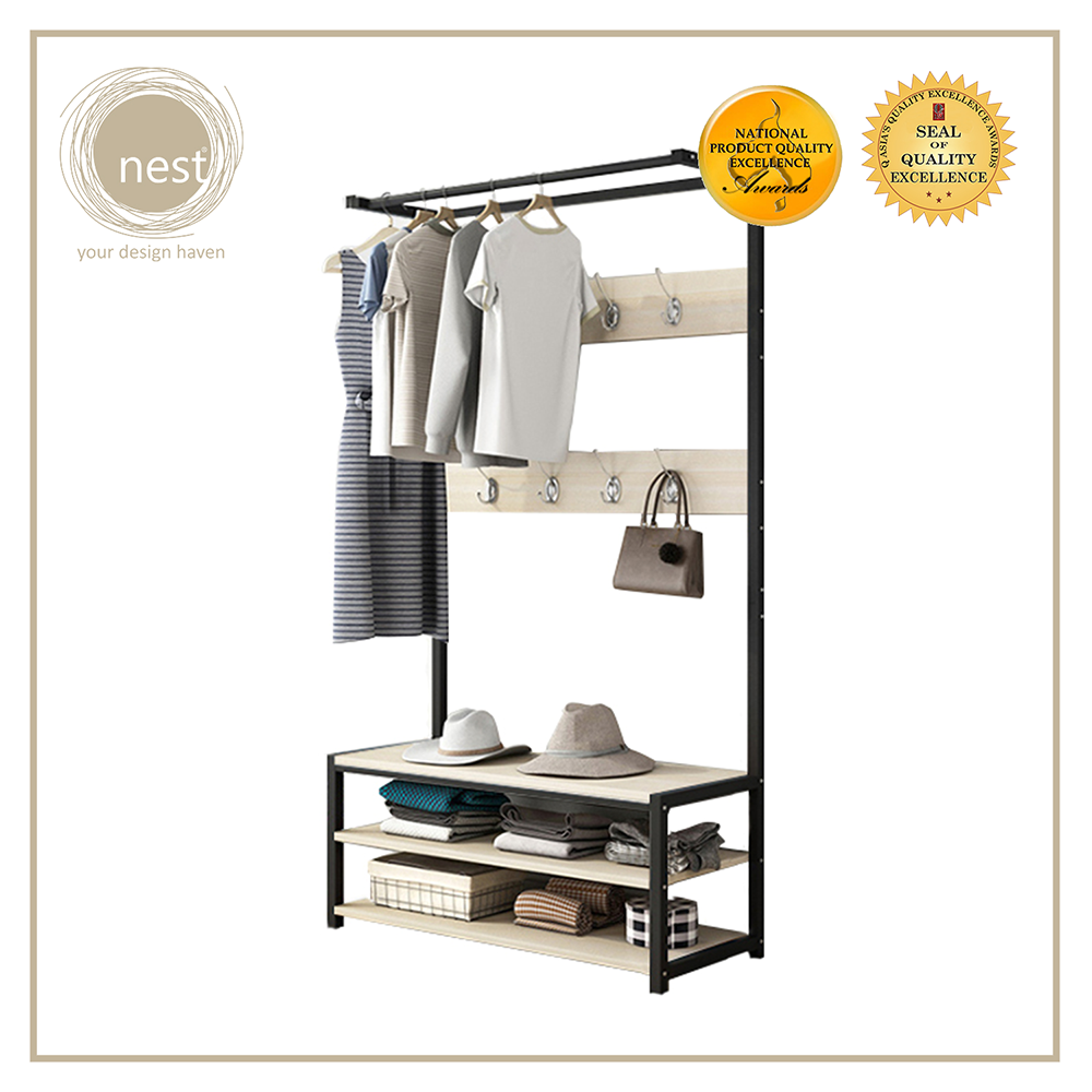 Nest Design Lab Premium Garment Shelf Rack