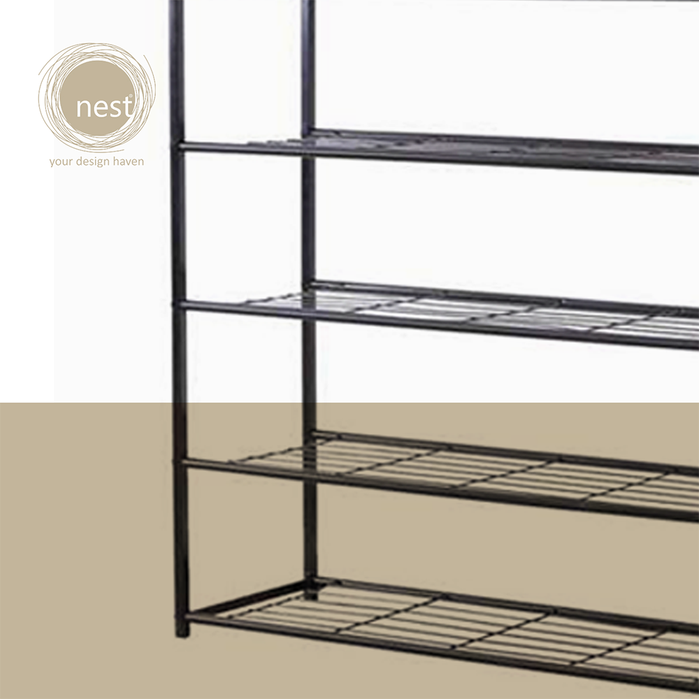 NEST DESIGN LAB Premium Shoe Rack  5 Layer 80cm X 30cm X 93cm Amazing Gift Idea For Any Occasion!