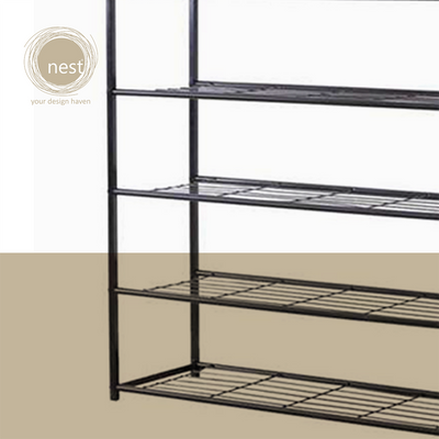 NEST DESIGN LAB Premium Shoe Rack  5 Layer 80cm X 30cm X 93cm Amazing Gift Idea For Any Occasion!