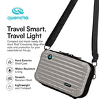 Quencha Waterproof EVA Beach Tote Combo & Hard Shell Sling Bag EDC Anti-Theft Crossbody