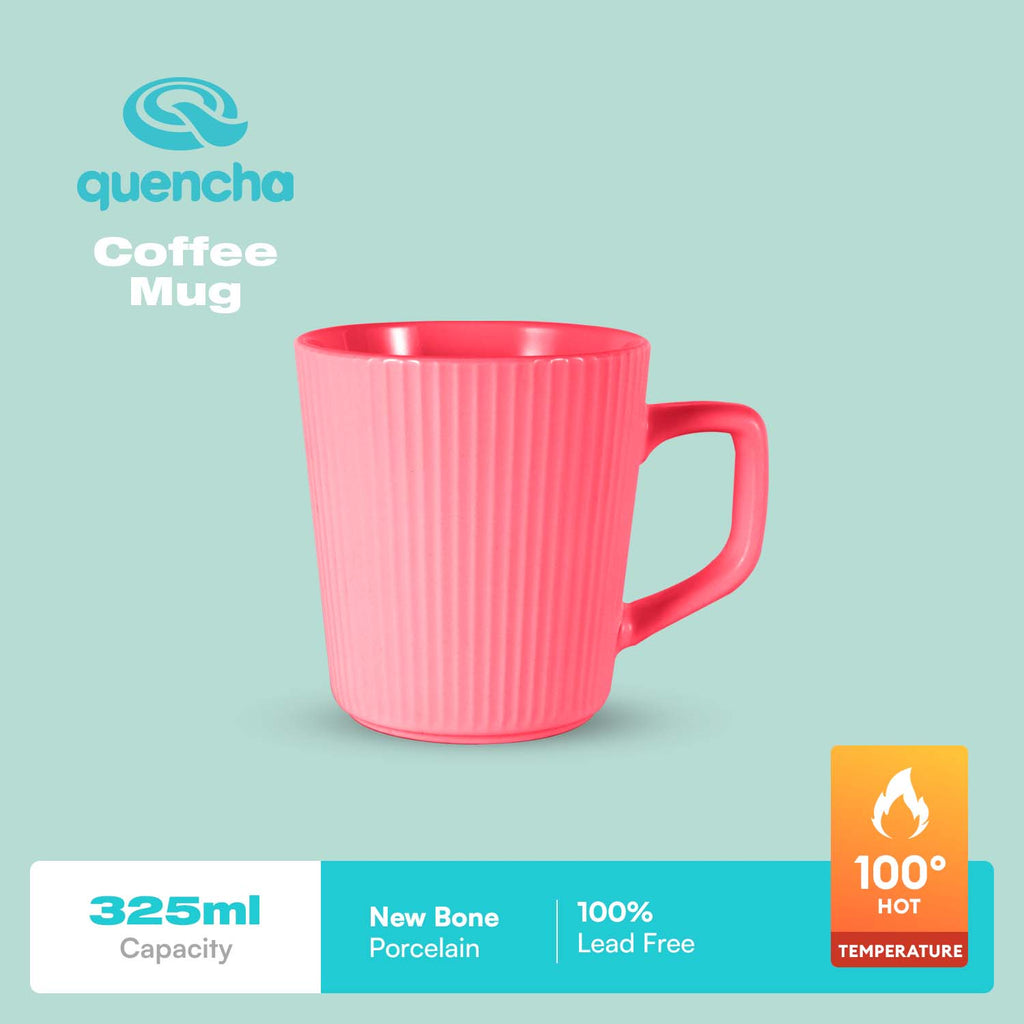 Quencha 325ml Chip Resistant Coffee Mug Porcelain Coffee Cup
