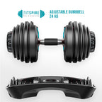 FITSPIRE Adjustable Dumbbell Weight lift Dumbbell Exercise Fitness Strength Training Workout Equipment