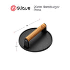 [Slique Official] Cast Iron Specialty Pans Takoyaki Maker, Egg Frypan, Burger Press - Induction Ready