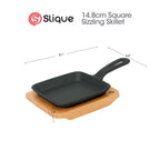 [Official] Slique Cast Iron Sizzling Soup Pot/Casserole & Skillet - Heavy Duty Deep Dish Cookware