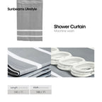 PRIMEO Shower Curtain 180x180 cm 90 GSM