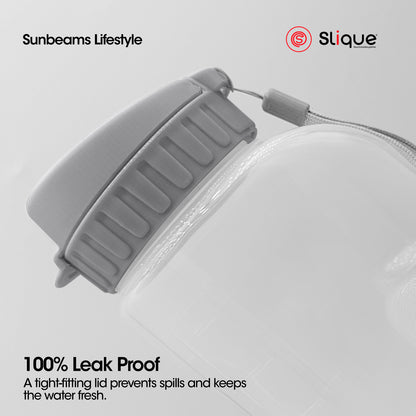 SLIQUE 1600ml Water Pitcher BPA-Free Easy Grip Handle Leak-Proof Lid Cold Beverage Fridge-Ready