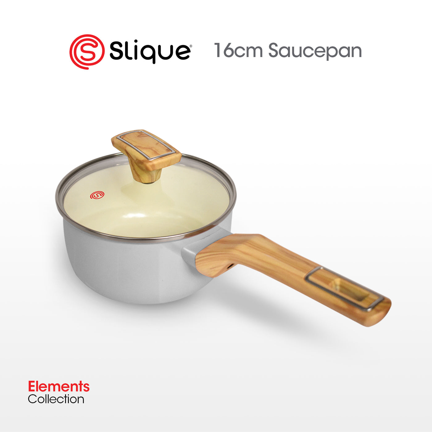SLIQUE Premium Sauce Pan 16cm Elements Collection
