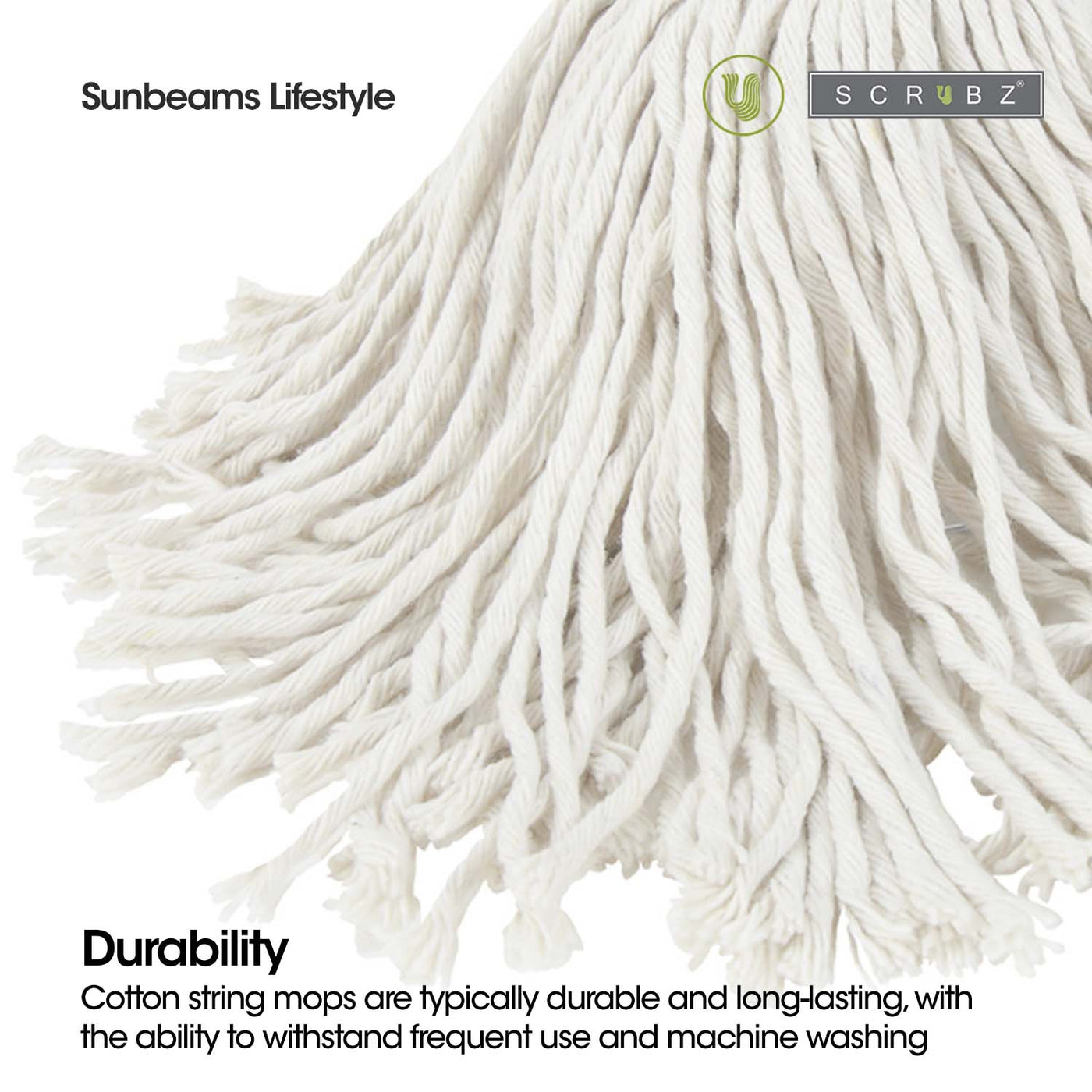 SCRUBZ Premium Cotton String Mop
