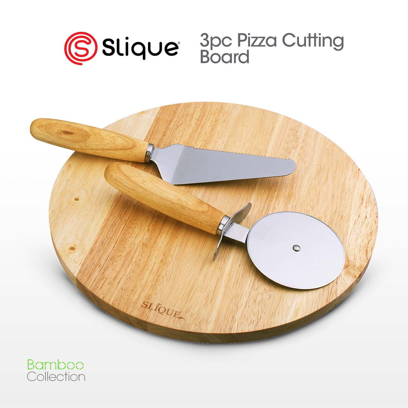 SLIQUE Premium Pizza cutting board 3pcs