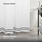 PRIMEO Shower Curtain 180x180 cm 90 GSM