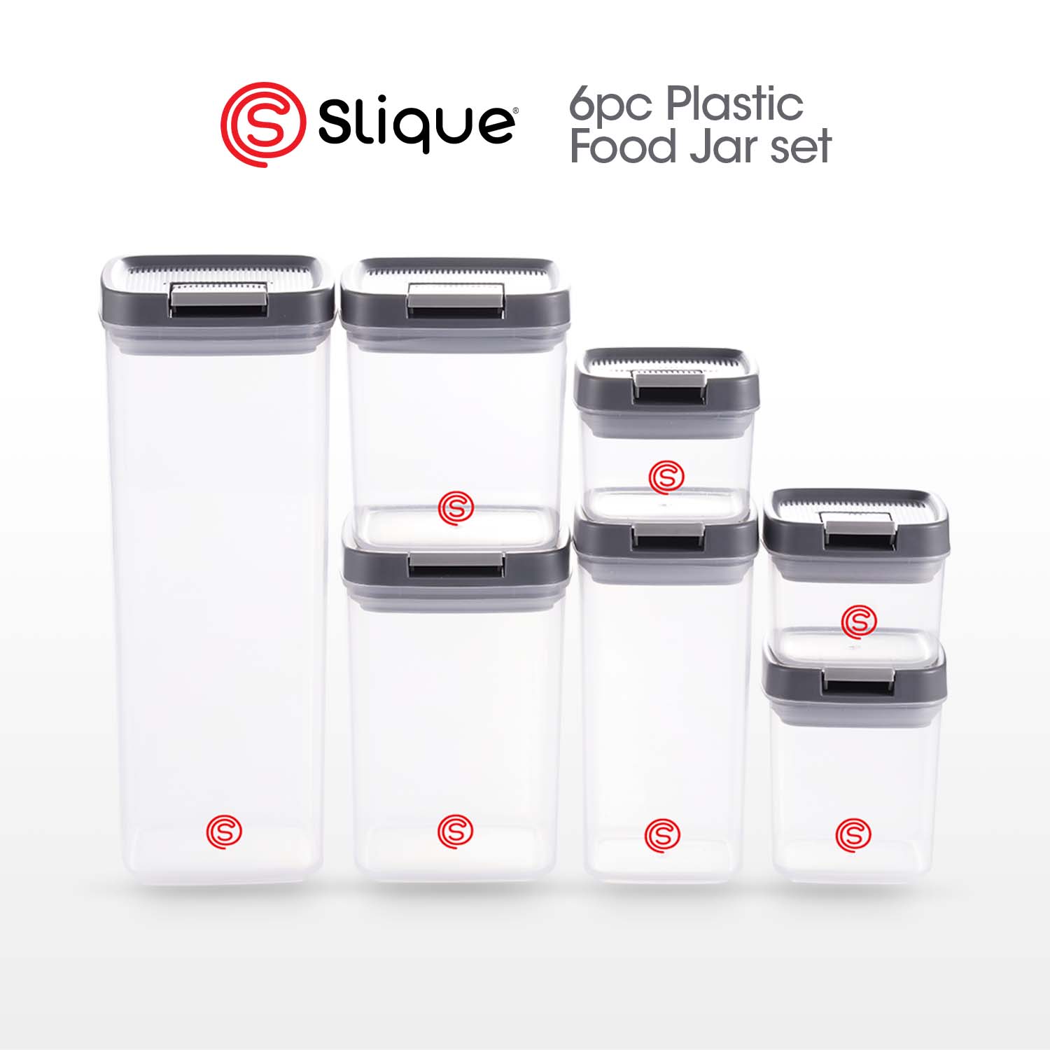 SLIQUE Storage Jar [Set of 7]