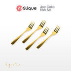 SLIQUE Cutlery Set Stainless Steel Spoon | Fork | Tea Spoon | Knife | Ice Server | Ladle | Serving Spoon & Fork | Salad & Cake Server | Cake Fork | Ice Server