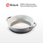 SLIQUE Marble Glass Baking Dish Oval | Round | Rectangle | Square | Small & Large Serving Dish