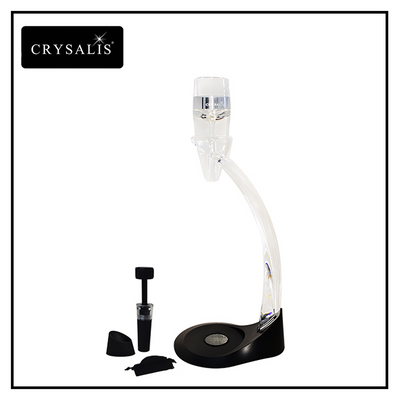 CRYSALIS Premium Wine Accessories Tools Set of 5 Modern Italian Design Amazing Gift Idea For Any Occasion!
