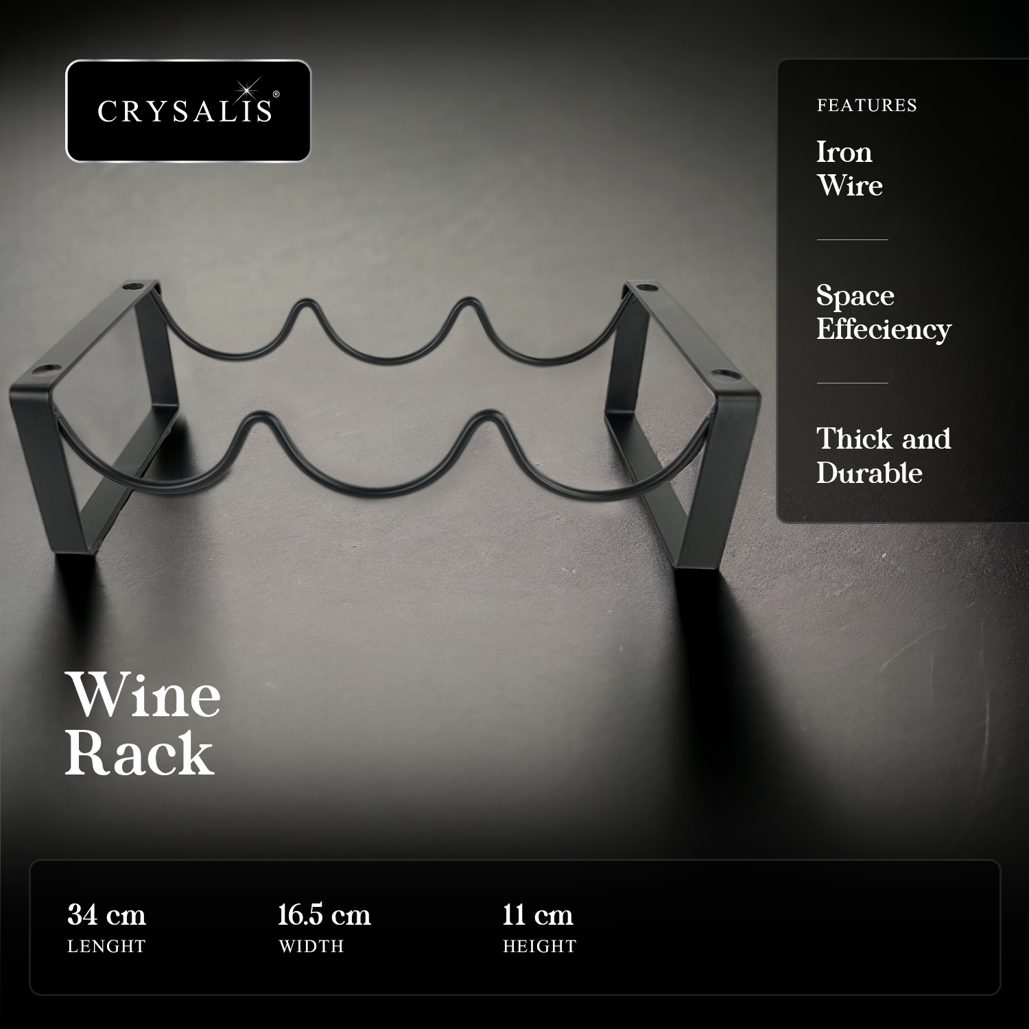 CRYSALIS Premium Wine Rack