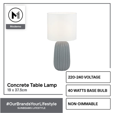 MODERNO Premium Ceramic Table Lamp Amazing Gift Ideas for Any Occasion!