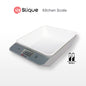 Slique Digital Kitchen Weighing Scale Tempered Glass White High Precission