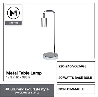 MODERNO Premium Industrial Design Metal Table Lamp