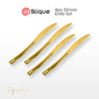 SLIQUE Cutlery Set Stainless Steel Spoon | Fork | Tea Spoon | Knife | Ice Server | Ladle | Serving Spoon & Fork | Salad & Cake Server | Cake Fork | Ice Server