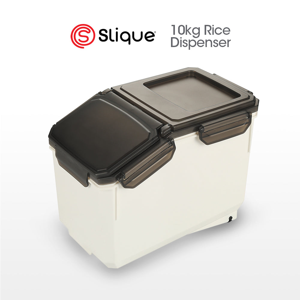 SLIQUE Premium PP Rice Storage Container w/ Measuring Cup