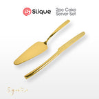 SLIQUE Cutlery Set Stainless Steel Spoon | Fork | Tea Spoon | Knife | Ice Server | Ladle | Serving Spoon & Fork | Salad & Cake Server | Cake Fork | Ice Server
