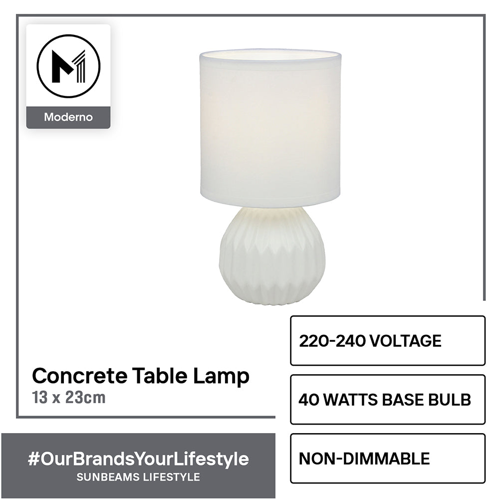 MODERNO Premium Ceramic Table Lamp Contemporary Design