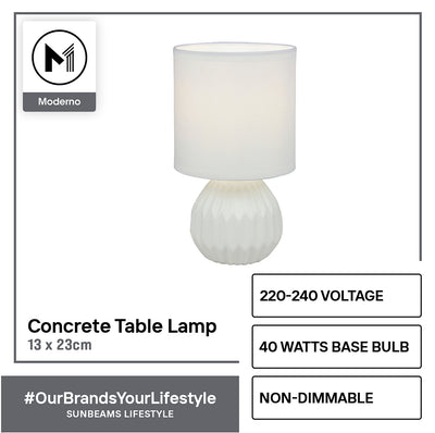 MODERNO Premium Ceramic Table Lamp Contemporary Design