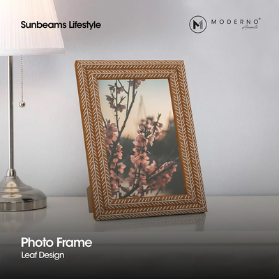 MODERNO Single Picture Frame Made of Fiberboard Perfect display for Living Room, Bedroom, Study Room, Counter top, Tabletop