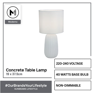 MODERNO Premium Ceramic Table Lamp Amazing Gift Ideas for Any Occasion!