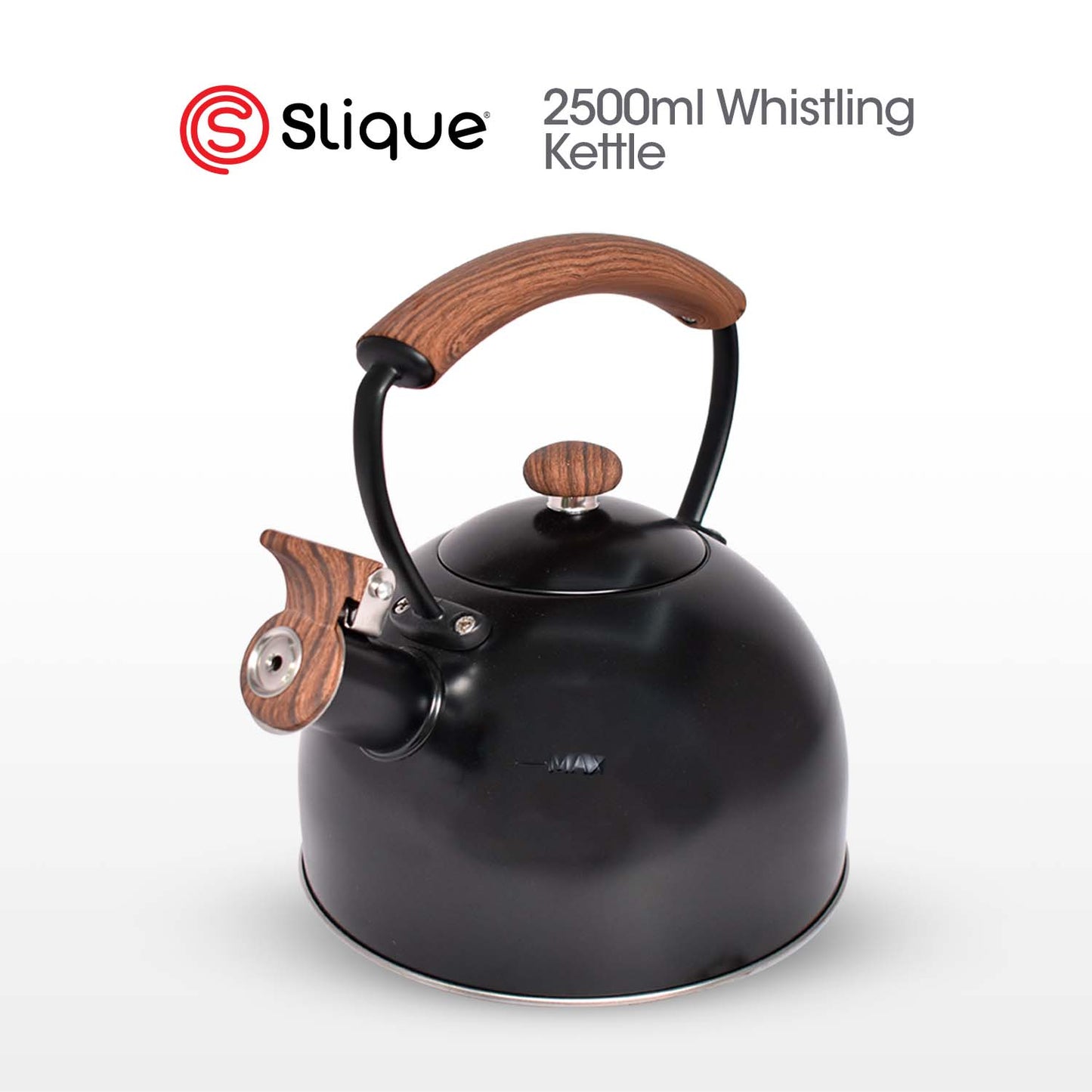 SLIQUE Whisting Kettle 2.5L - Stainless Steel Zen Collection