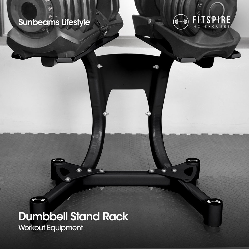 FITSPIRE Iron Dumbbell Stand Rack