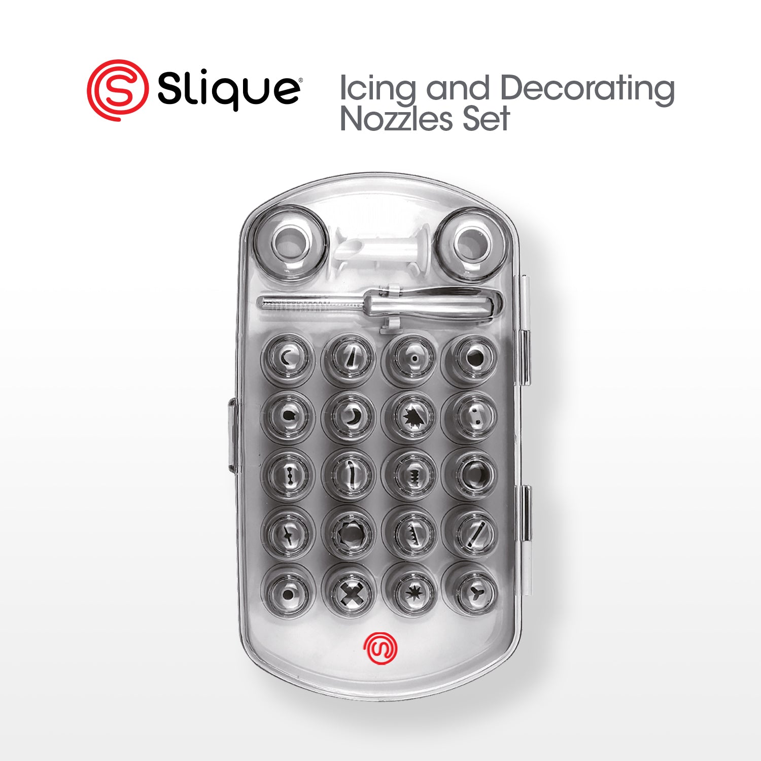 SLIQUE Premium Cake, Cupcake Icing & Decorating Nozzles Set of 25