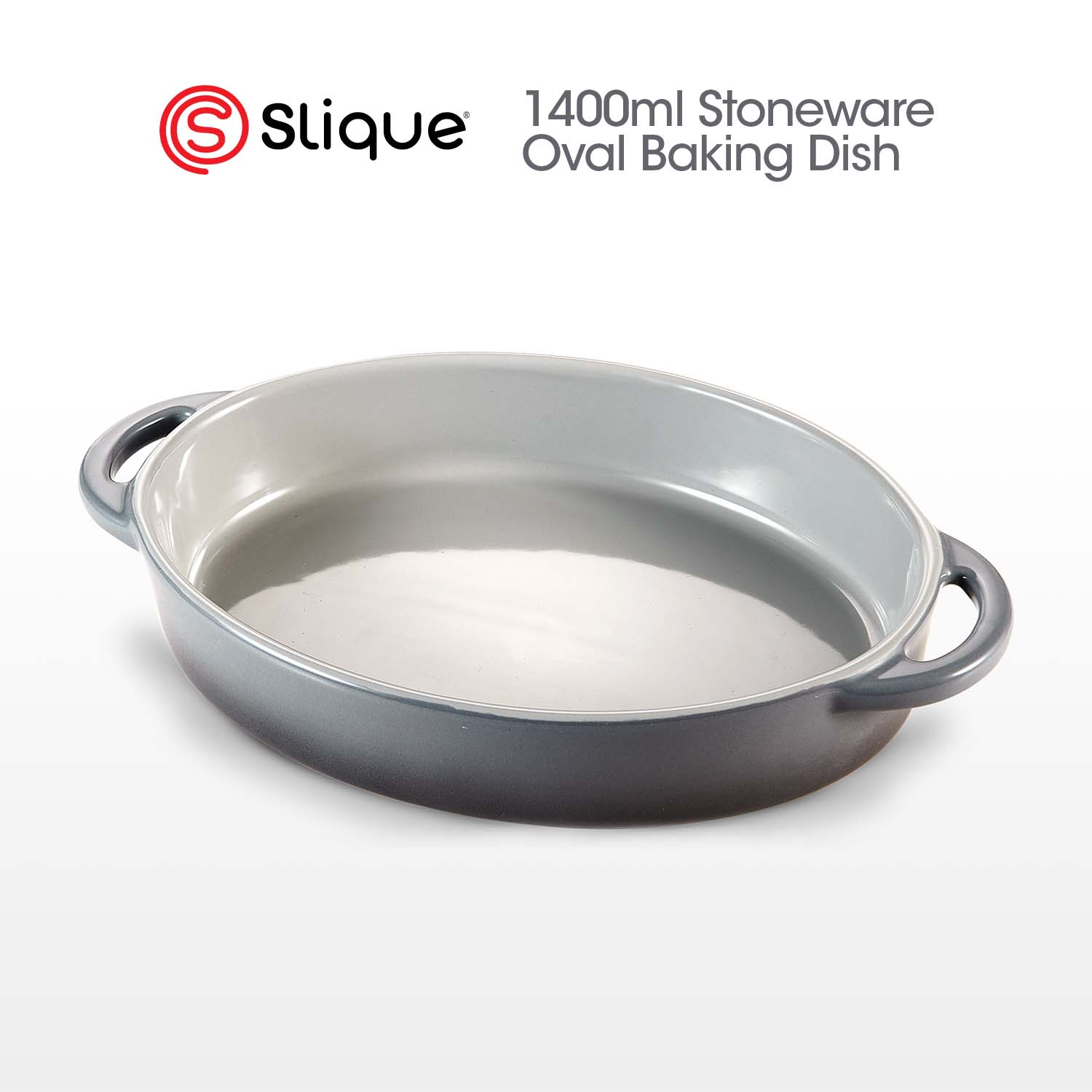 SLIQUE Marble Glass Baking Dish Oval | Round | Rectangle | Square | Small & Large Serving Dish