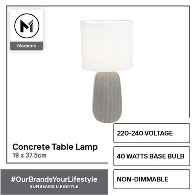 MODERNO Premium Ceramic Table Lamp Amazing Gift Ideas for Any Occasion!