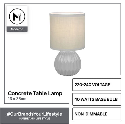MODERNO Premium Ceramic Table Lamp Contemporary Design