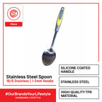 SLIQUE Cooking Utensils Skimmer Ladle Turner Slotted Pasta Spoon Serving Spoon