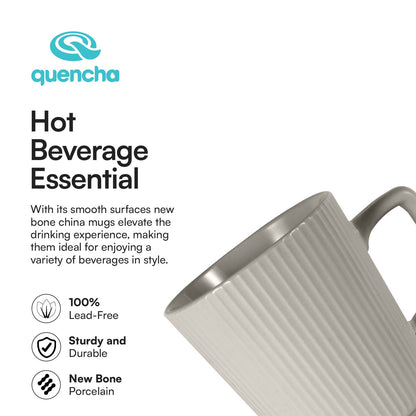 Quencha 325ml Chip Resistant Coffee Mug Porcelain Coffee Cup
