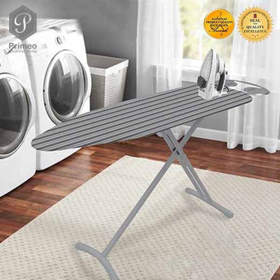 PRIMEO Premium Metal Ironing Board 110cm X 33cm X 86cm Modern Italian Design Amazing Gift Idea For Any Occasion!